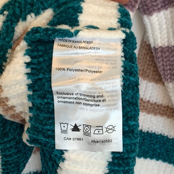 NWT Ripzone Jasper Pullover Sweater Multi Striped - Size XL - Picture 4 of 5